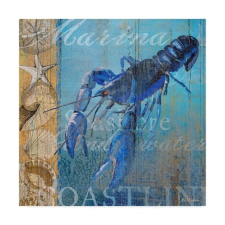 Art Licensing Studio 'Lobster And Sea' Canvas Art,18x18